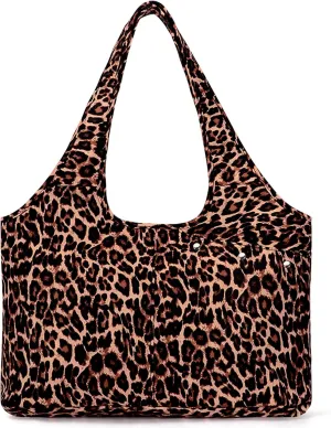 Tote Bag for Women with Wet Umbrella Compartment 13.3” Laptop Sleeve Zipper Shoulder Purse for Work/Shopping/Nursing