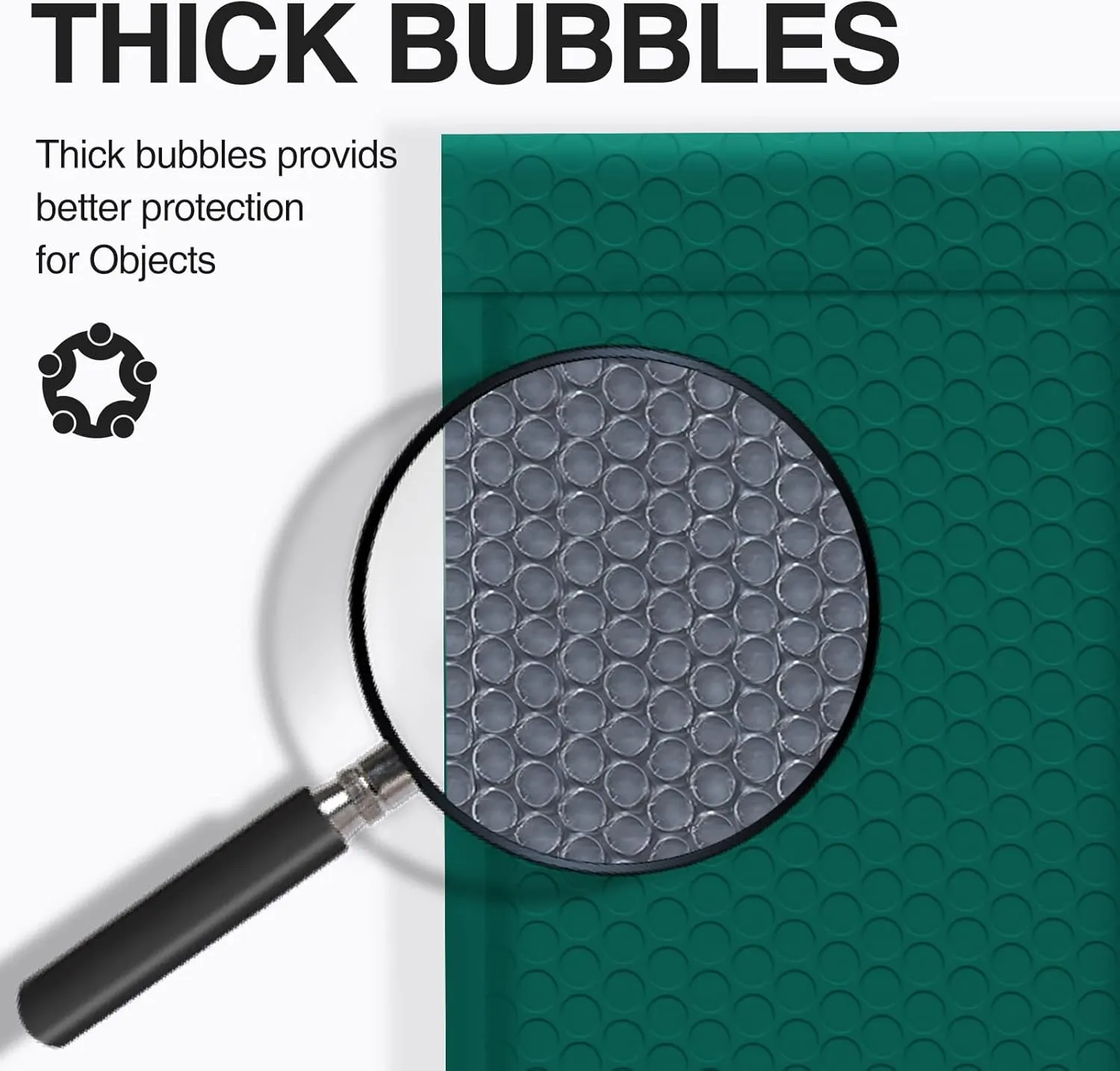 UCGOU Bubble Mailers 4x8 Inch Green 100 Pack Poly Padded Envelopes Small Business Mailing Packages Opaque Self Seal Boutique Shipping Bags Bubble Mailer
