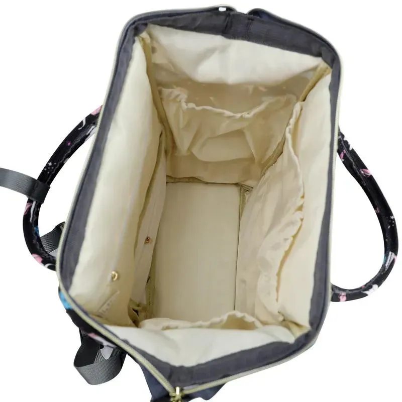 Unicorn Diaper Backpack Navy Blue