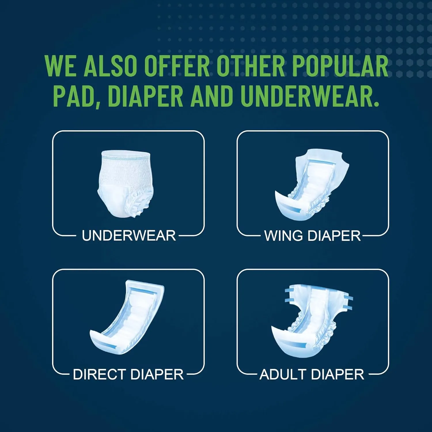 Unifree Disposable Underpads, Bed Pads, Incontinence Pad, Super Absorbent, 50 Count, Blue (XL 30x36 Inch)