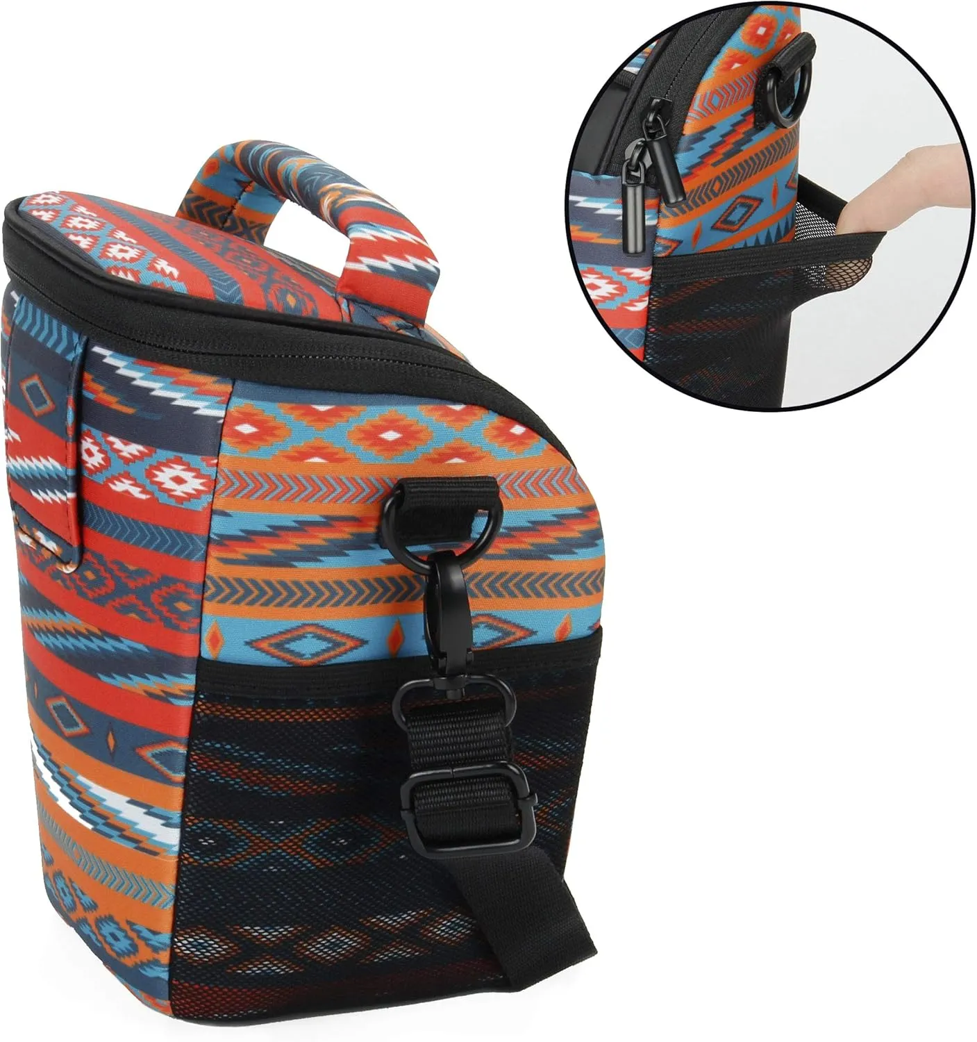 USA GEAR DSLR Camera Case for Men and Women with Top Loading Accessibility, Adjustable Shoulder, Small Camera Sling Bag, Padded Handle - Camera Holster Bag for Nikon, Canon, Panasonic (Southwest)
