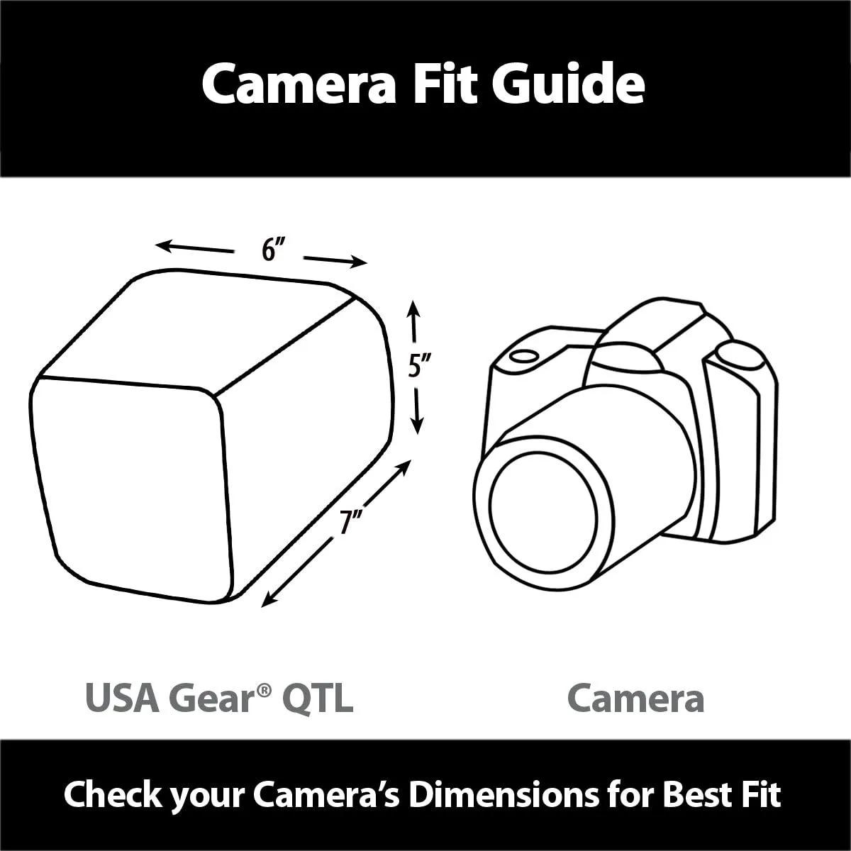 USA GEAR DSLR Camera Case for Men and Women with Top Loading Accessibility, Adjustable Shoulder, Small Camera Sling Bag, Padded Handle - Camera Holster Bag for Nikon, Canon, Panasonic (Southwest)