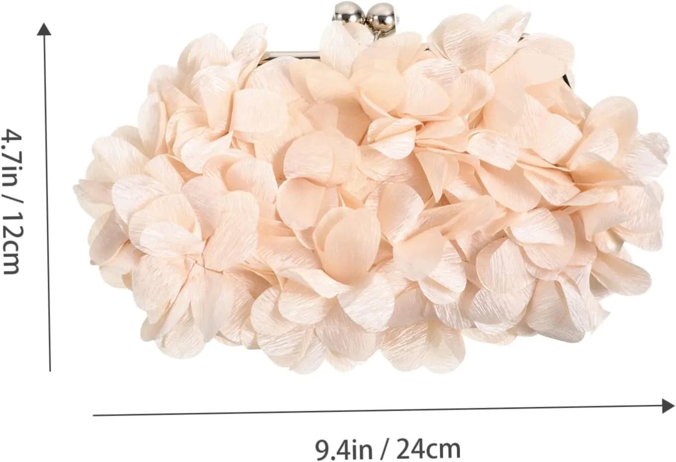 VALICLUD Flower Party Bag Purse Flower Wedding Bag Messenger Green Bridal Formal Evening Floral Navy Cute Sparkly