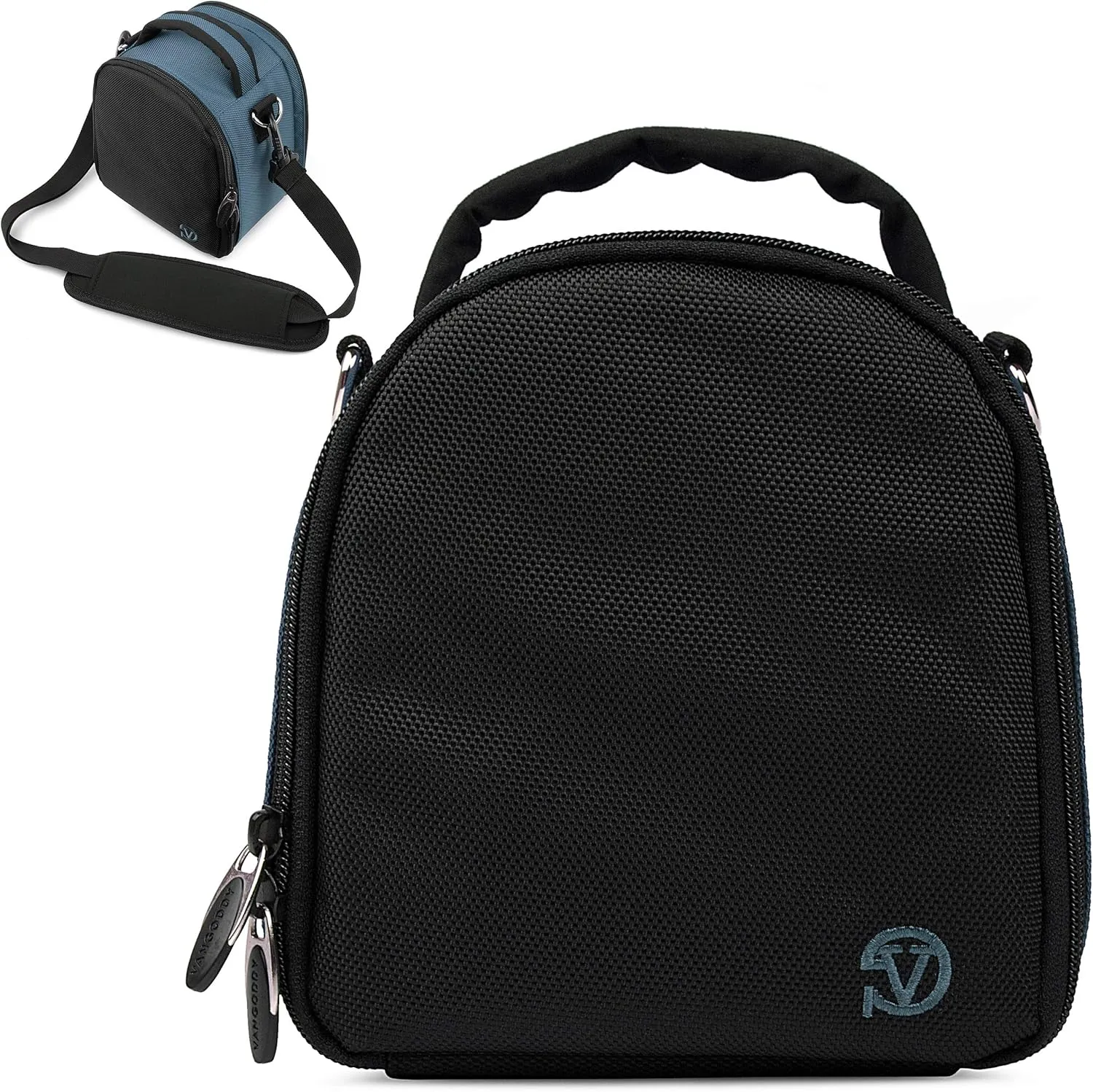 VanGoddy Laurel Navy Blue Carrying Case Bag for Sony Cyber-Shot, Alpha, E-Mount, A-Mount Series Camera's