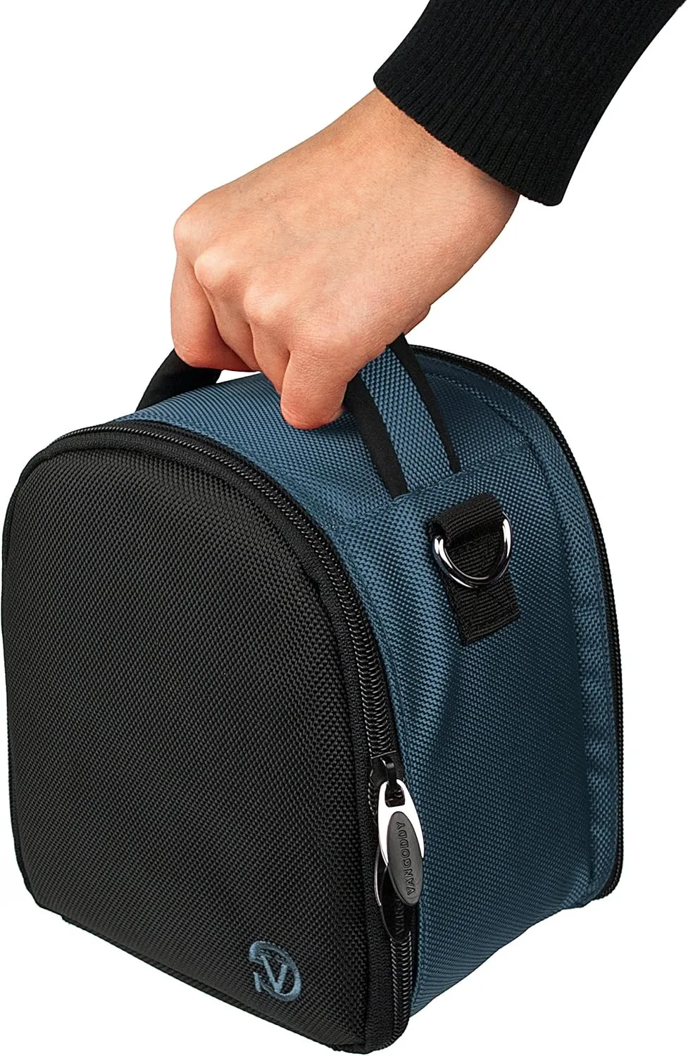 VanGoddy Laurel Navy Blue Carrying Case Bag for Sony Cyber-Shot, Alpha, E-Mount, A-Mount Series Camera's