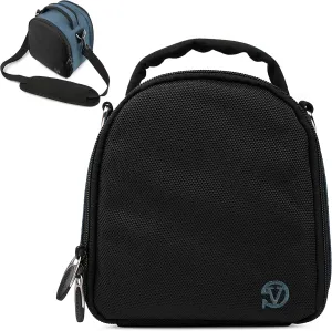 VanGoddy Laurel Navy Blue Carrying Case Bag for Sony Cyber-Shot, Alpha, E-Mount, A-Mount Series Camera's