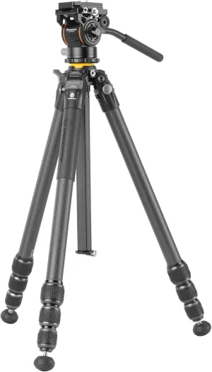 VANGUARD VEO 5 264CV14 - Video Tripod Carbon with VEO PV-14 Video Head - Load Capacity 8 kg