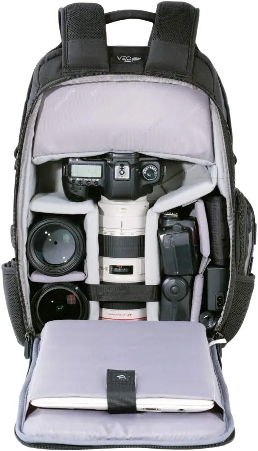 VANGUARD VEO Range T45M Backpack for DSLR/Mirrorless Camera, Tactical Style - Black