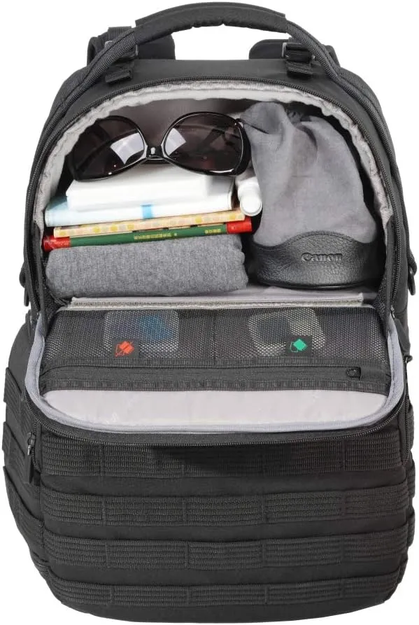 VANGUARD VEO Range T45M Backpack for DSLR/Mirrorless Camera, Tactical Style - Black