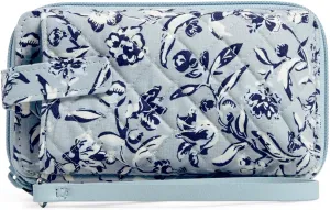 Vera Bradley Women's Cotton Smartphone Wristlet with RFID Protection