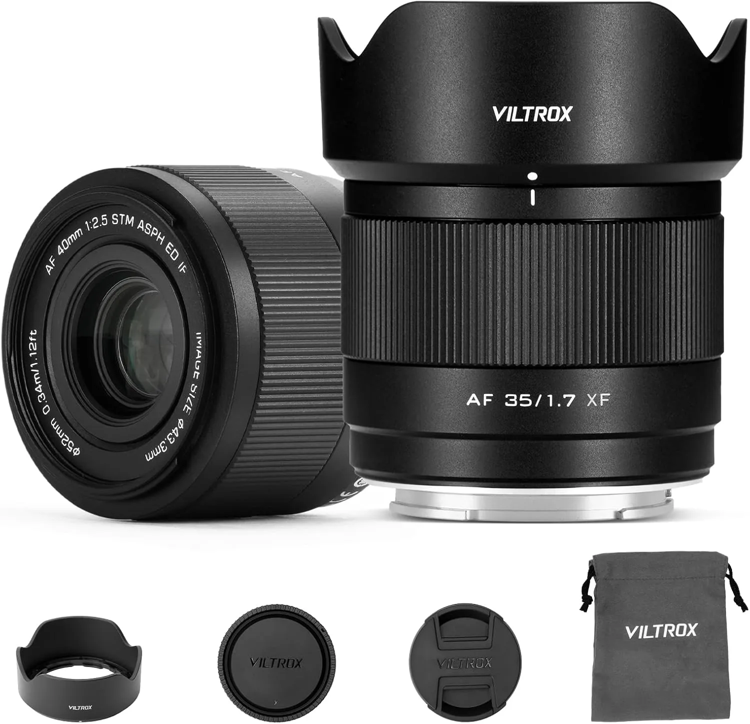 VILTROX 35mm F1.7 XF Lens AF F/1.7 X-Mount Shot for Fuji Beginner's Lens Auto Fcous APS-C Large Aperture Prime Lenses for Fujifilm X-T1 X-T10 X-T2 X-T20 X-T3 X-T4 X-T100 X-T200 X-T30 X-PRO02 XS10 XS20