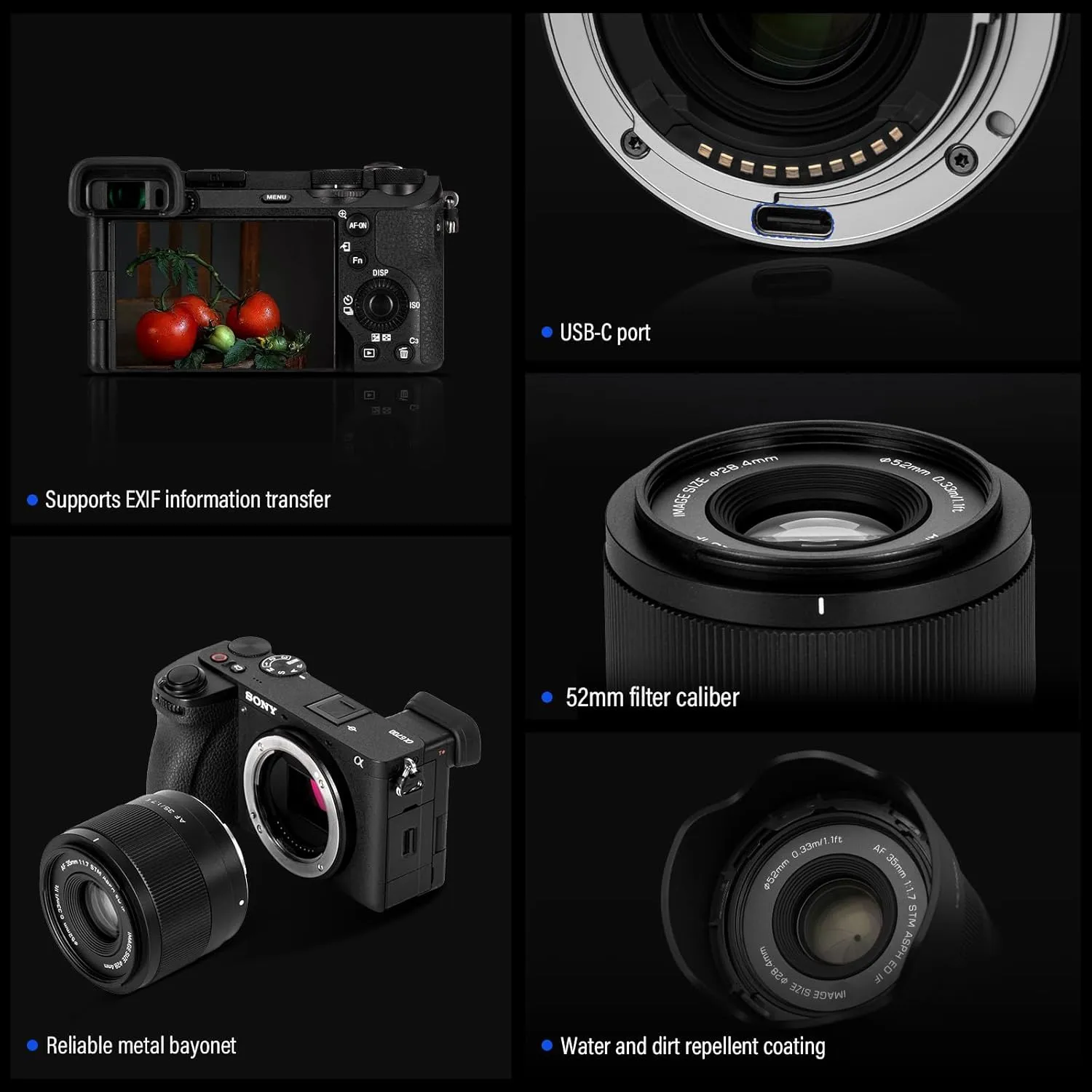 VILTROX 35mm F1.7 XF Lens AF F/1.7 X-Mount Shot for Fuji Beginner's Lens Auto Fcous APS-C Large Aperture Prime Lenses for Fujifilm X-T1 X-T10 X-T2 X-T20 X-T3 X-T4 X-T100 X-T200 X-T30 X-PRO02 XS10 XS20