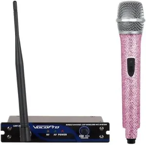 VocoPro PA System (UHF-18-DIAMOND-9B-PINK)