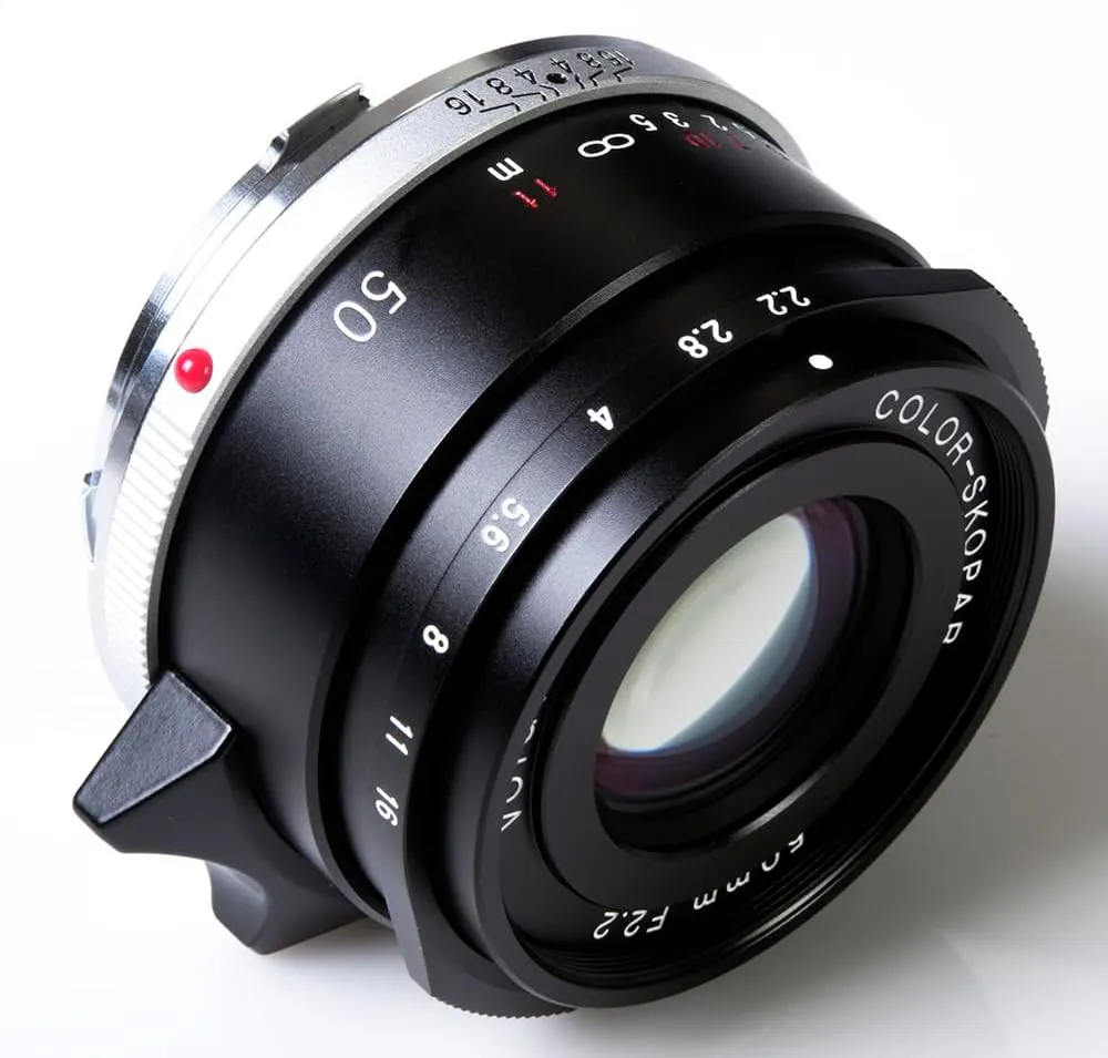 Voigtlander 50mm F2.2 Color Skopar Black for M