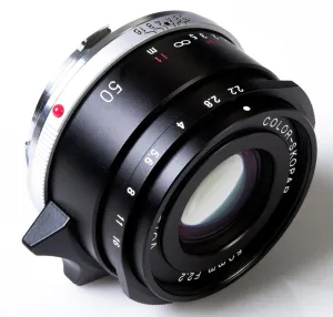 Voigtlander 50mm F2.2 Color Skopar Black for M