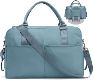 Weekender Bag for Women, Travel Bag Overnight Duffel Bag Carry On Bag with Wet Pocket & Trolley Sleeve, Sports Gym Bag