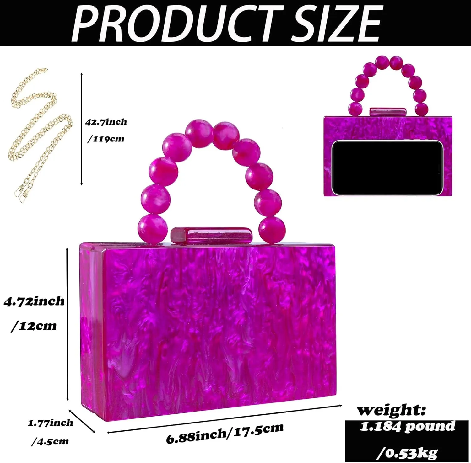 Women Acrylic Clutch Purse Leopard Print Evening Bag Chain Formal Handbag Party Bridal Wedding Clutch Purse for Women