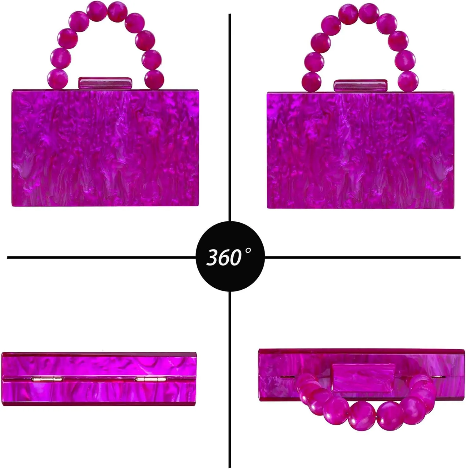 Women Acrylic Clutch Purse Leopard Print Evening Bag Chain Formal Handbag Party Bridal Wedding Clutch Purse for Women