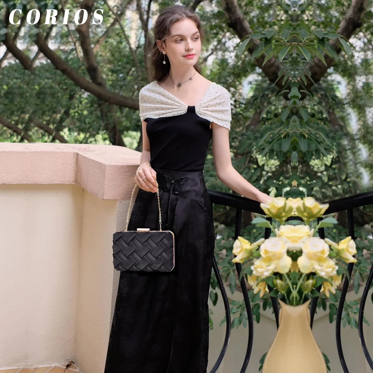 Women Clutch Bag Evening Bag Bridal Wedding Purse Ladies Shoulder Bag With Detachable Chain Retro Handbag