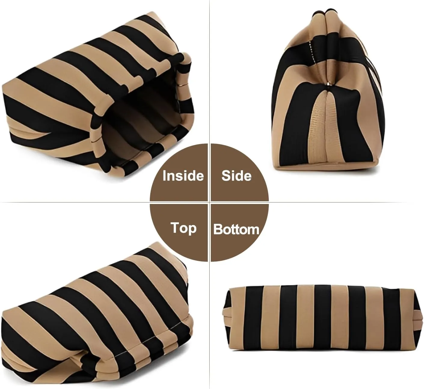 Women Colorblock Dumpling Clutch - Contrast Color Knitting Casual Summer Beach Bag