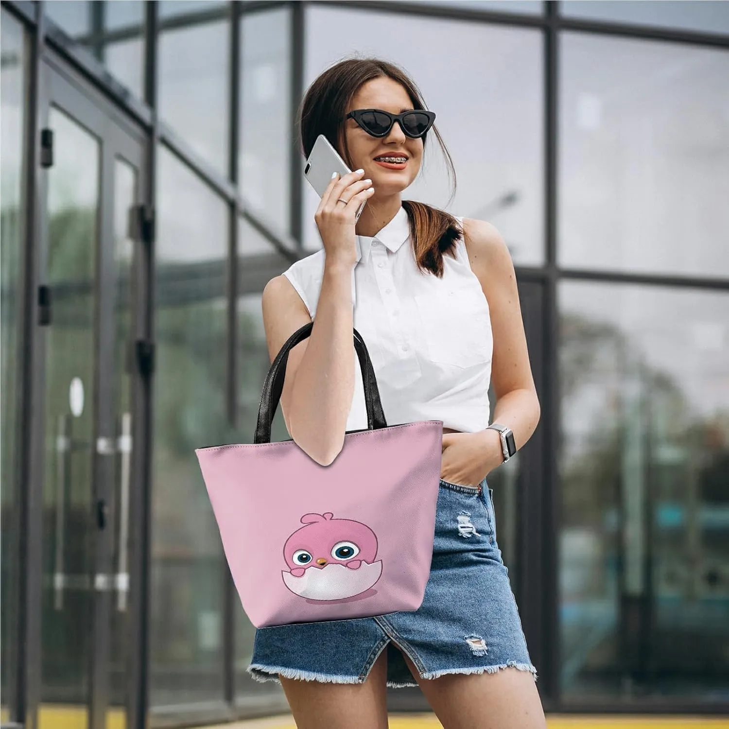 Women Hobo Handbag Small Tote Bag Beach Travel Bag
