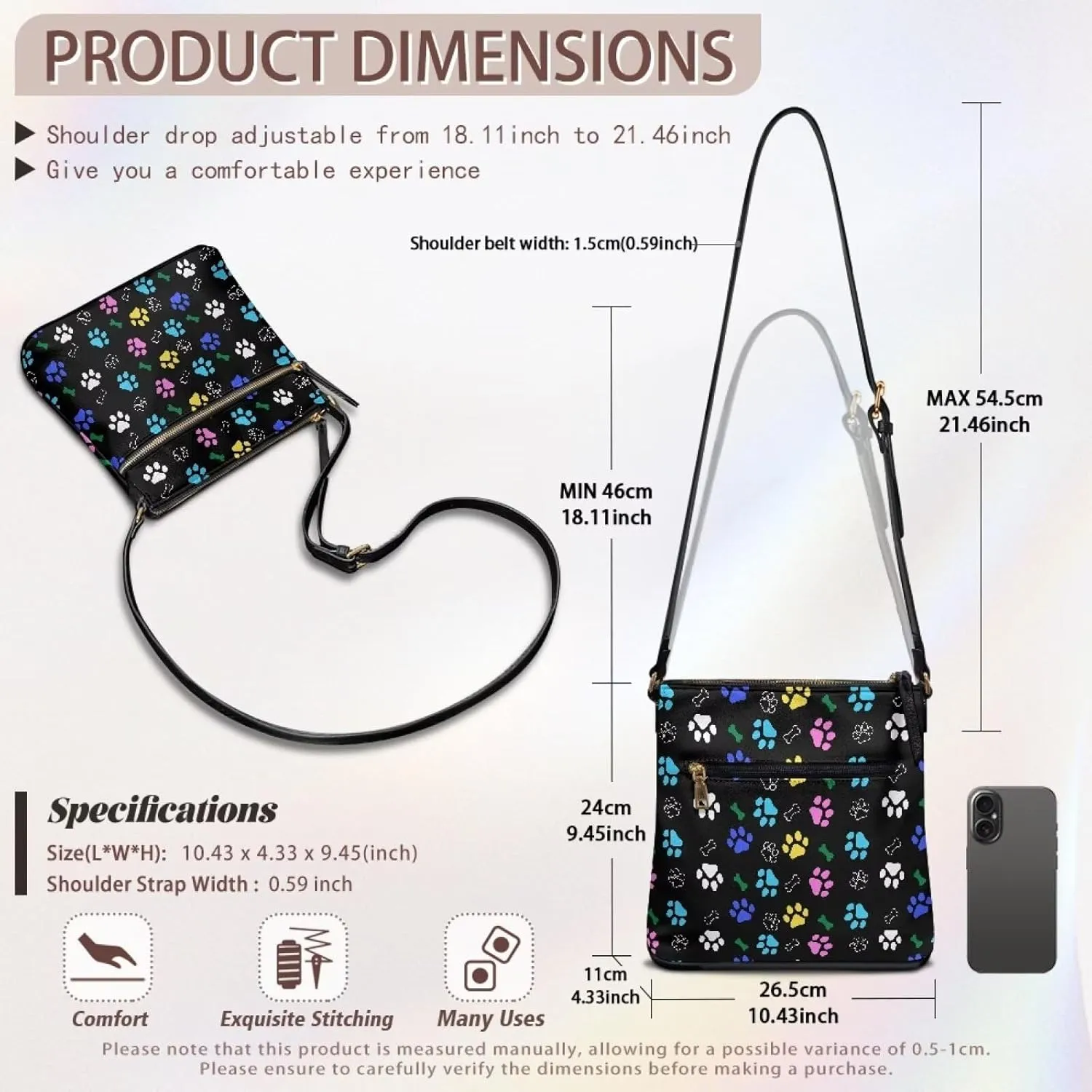 Women Leather Crossbody Hobo Bag Satchel Purse Cross Body Purse Handbag with Adjustable Shoulder Strap
