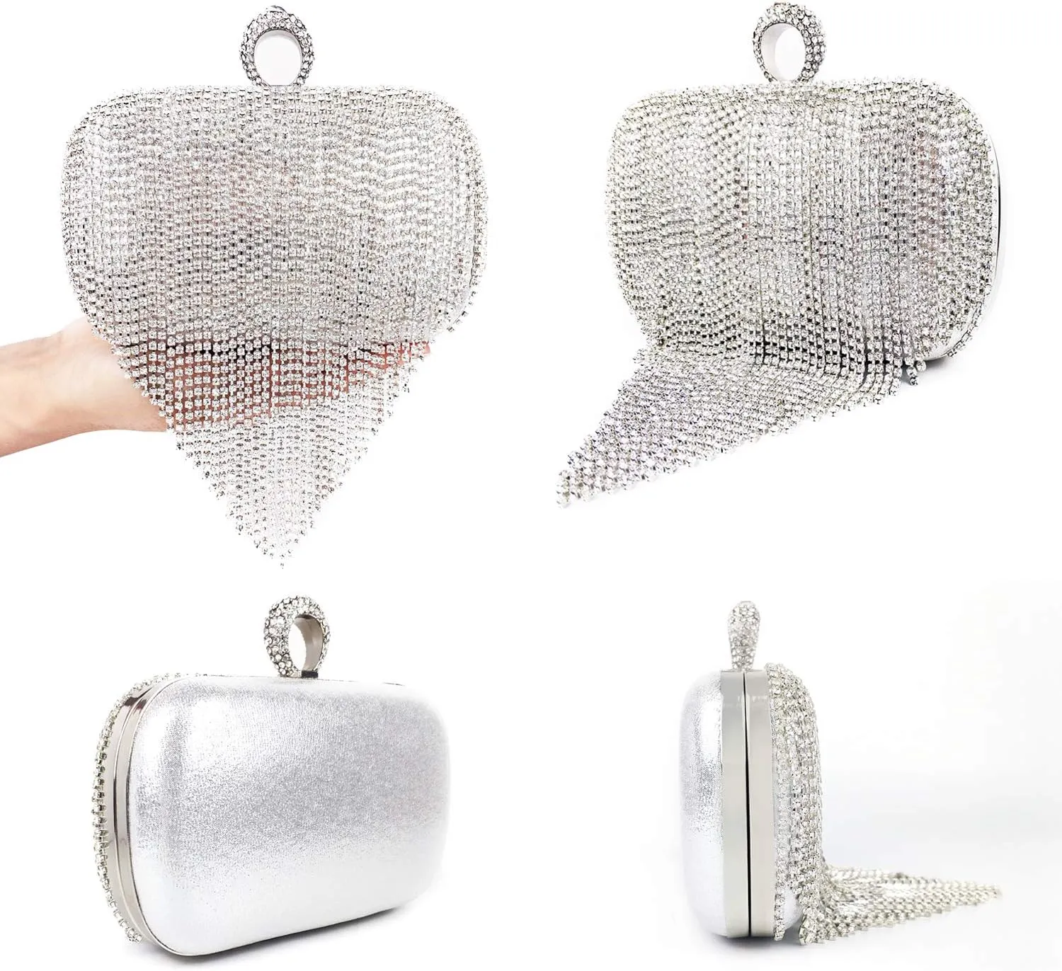 Womens Evening Clutch Bag Designer Evening Handbag Hand Bag,Lady Party Wedding Clutch Purse
