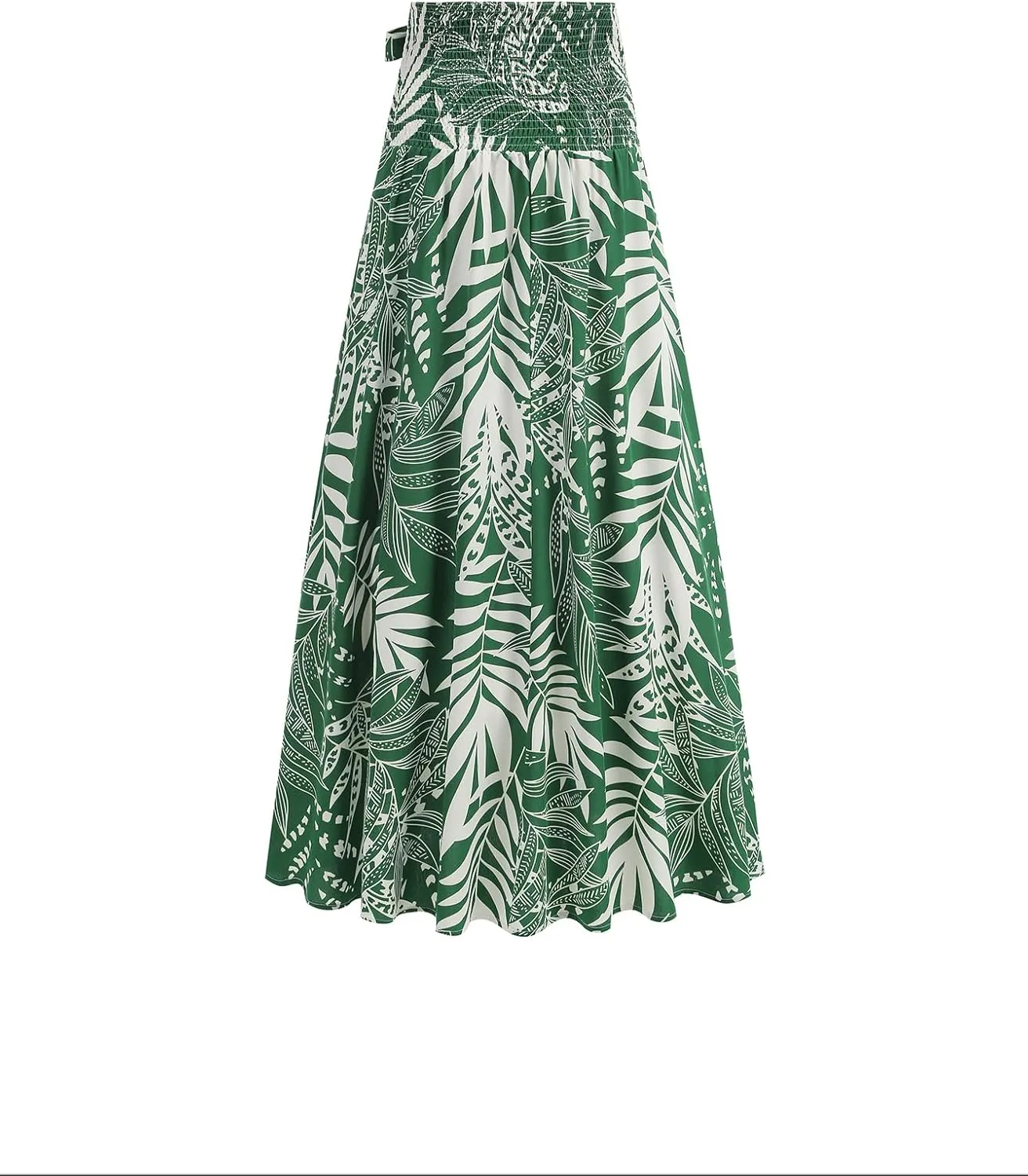 Women's Summer Halter Neck Strap Maxi Dress Backless Smocked Sundresses A Line Beach Wedding Guest Dress