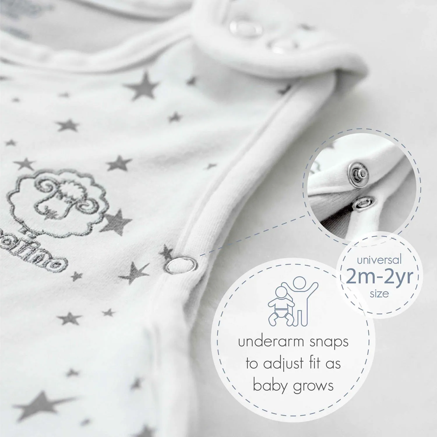 Woolino Merino Wool Ultimate Baby Sleep Sack - 4 Season Baby Wearable Blanket - Two-Way Zipper Adjustable Sleeping Bag for Babies and Toddlers - Universal Size (2-24 Months) - Earth