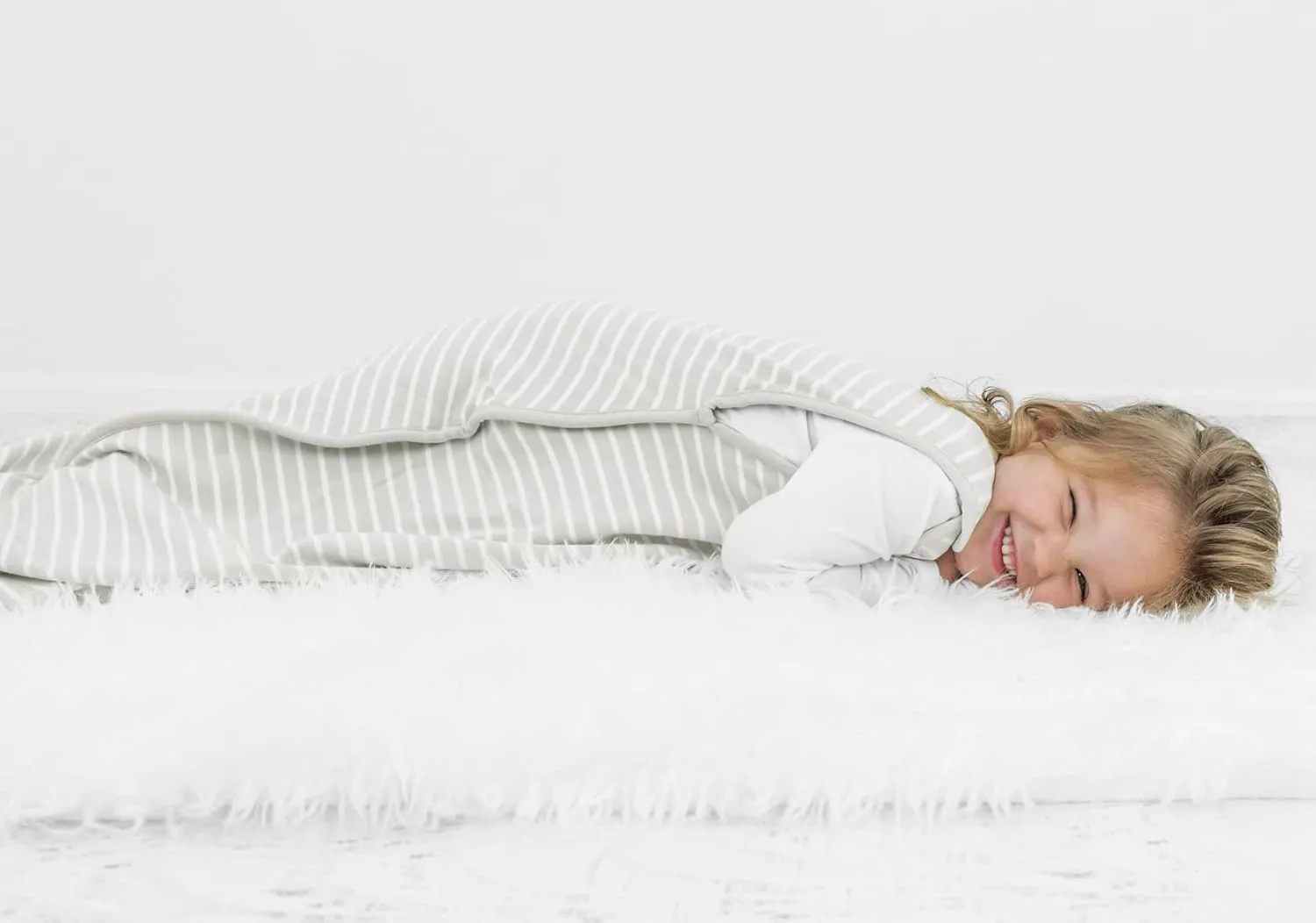 Woolino Toddler Sleeping Bag, 4 Season, Merino Wool and Organic Cotton Baby Wearable Blanket, 2-4 Years
