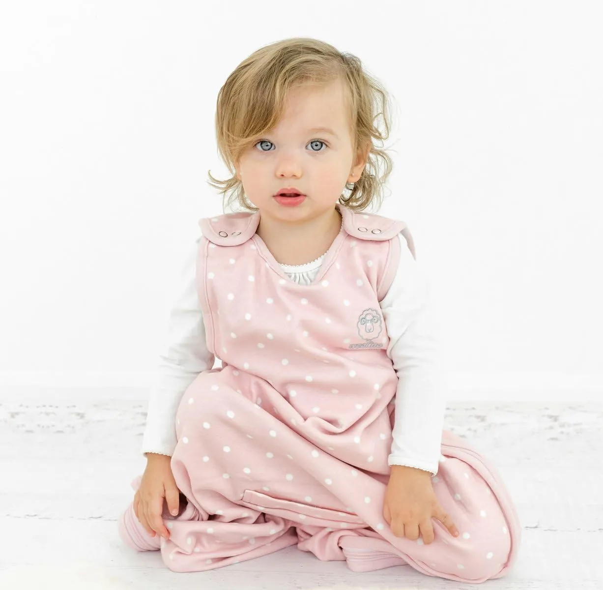 Woolino Toddler Sleeping Bag, 4 Season, Merino Wool and Organic Cotton Baby Wearable Blanket, 2-4 Years