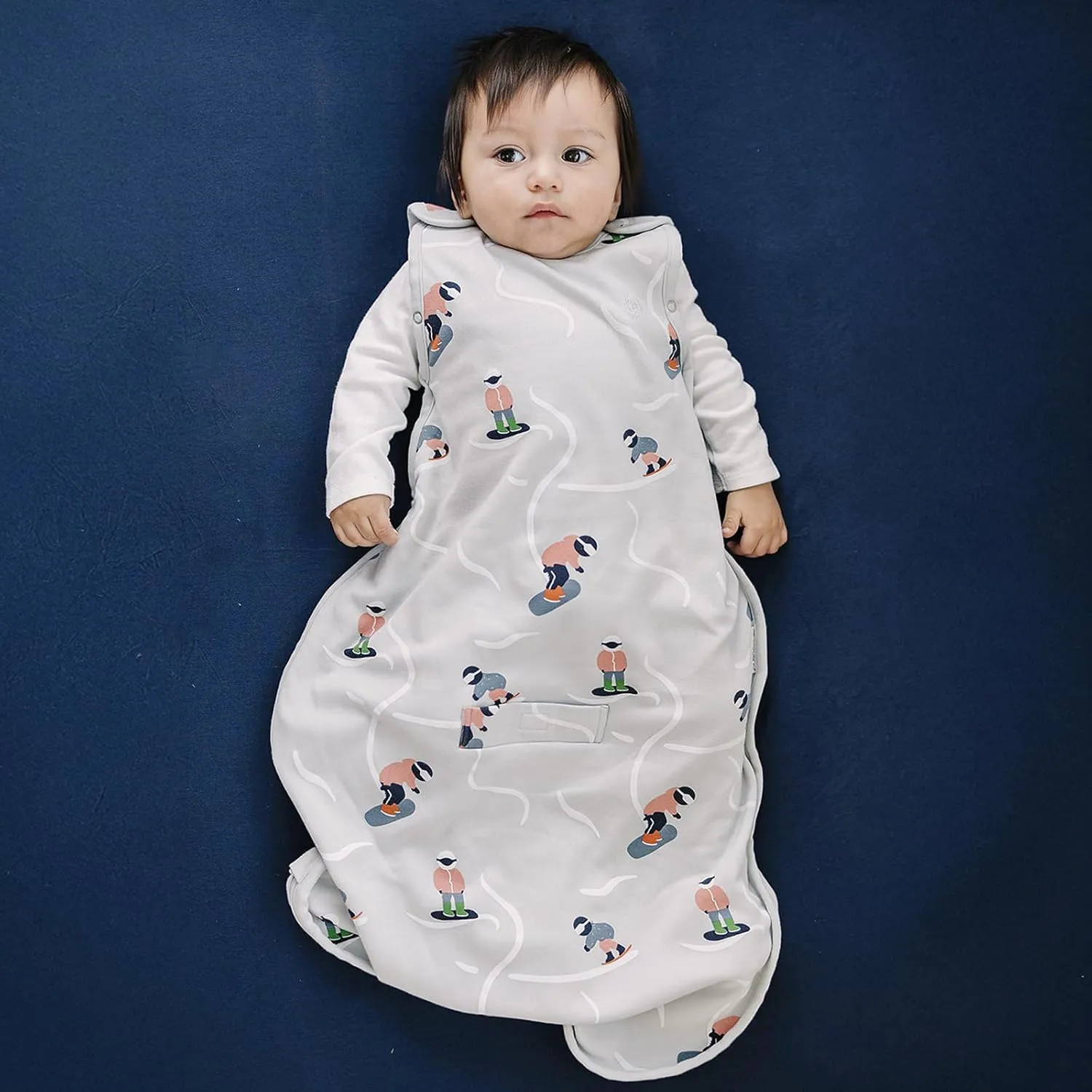 Woolino Toddler Sleeping Bag, 4 Season, Merino Wool and Organic Cotton Baby Wearable Blanket, 2-4 Years