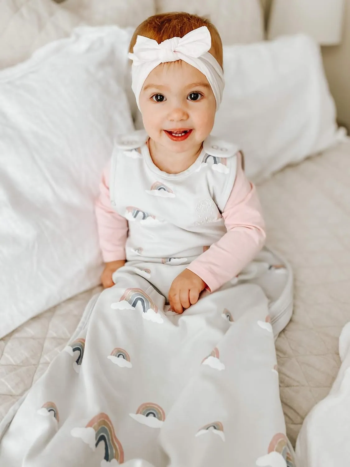 Woolino Toddler Sleeping Bag, 4 Season, Merino Wool and Organic Cotton Baby Wearable Blanket, 2-4 Years