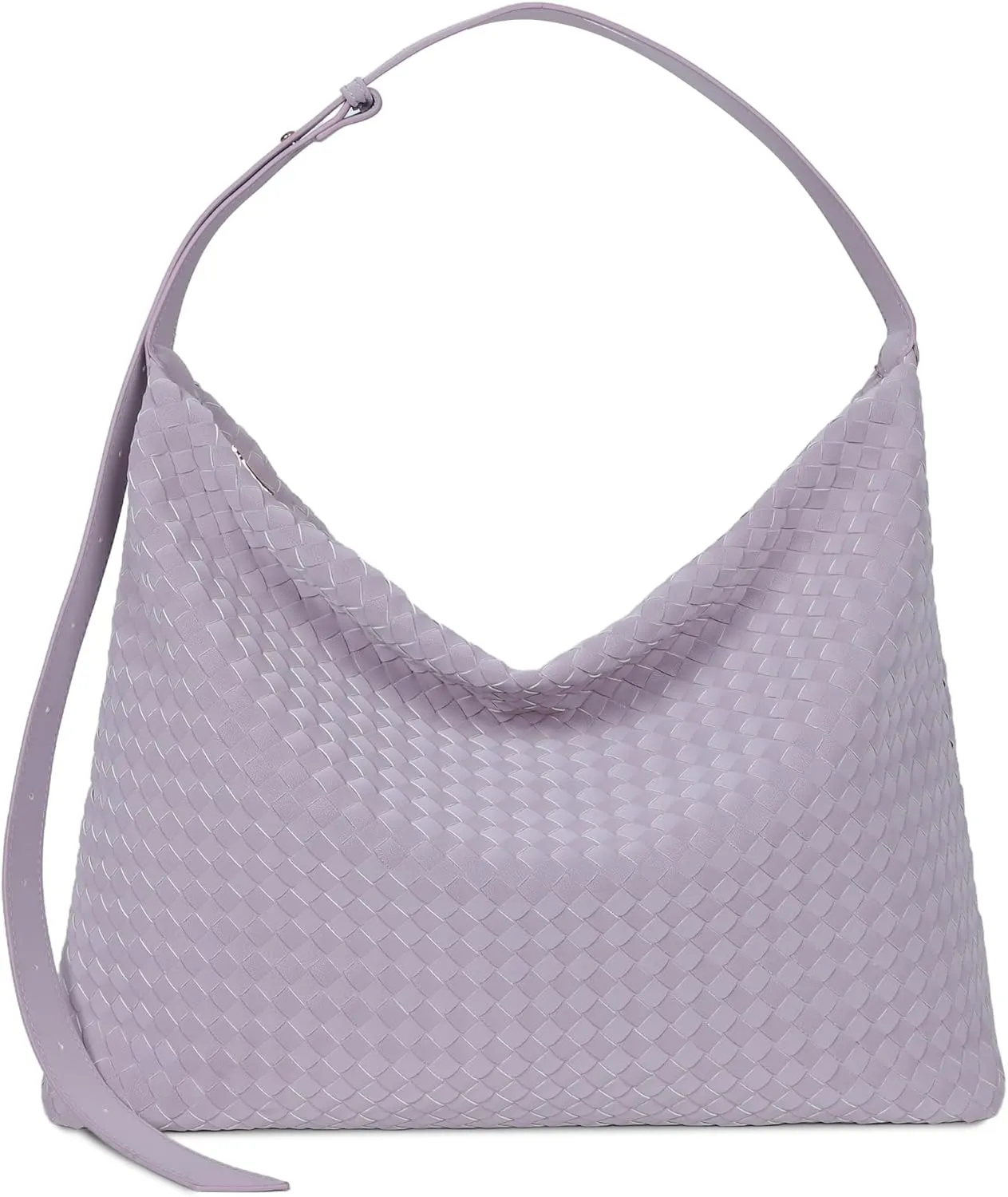 Woven Bag for Women, Vegan Leather Tote Bags Large Hobo Purses for Women Handmade Shoulder Bag with Adjustable Strap