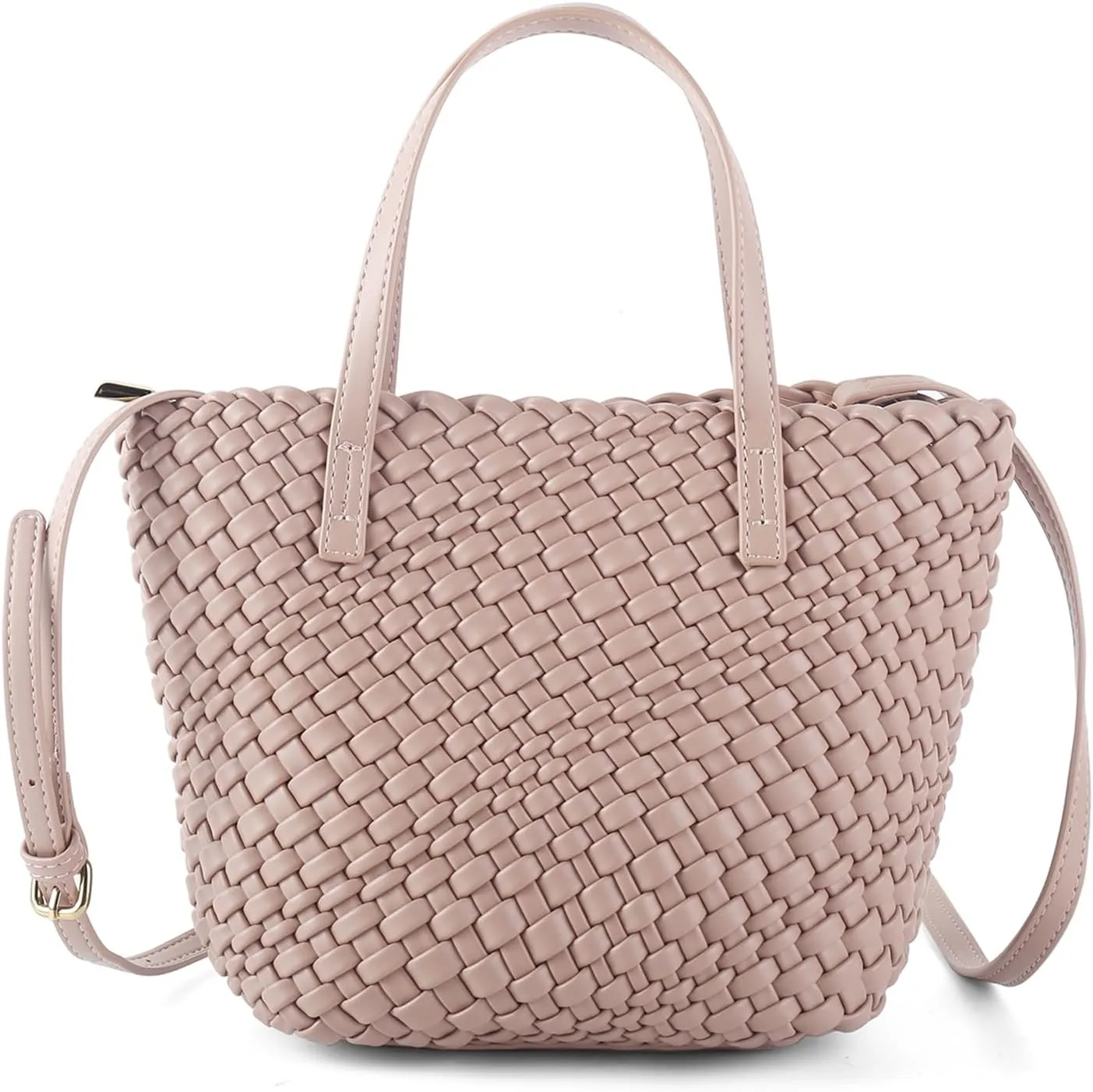 Woven Bags for Women Tote Hobo Shoulder Crossbody Bags PU Leather Handwoven Purse Summer Beach Travel Handbag