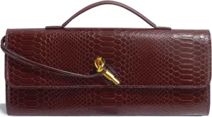 Woven Clutch Purses for Women, Leather Evening Bag Shoulder Handbag Formal Satchel Crossbody Purse Party Bag