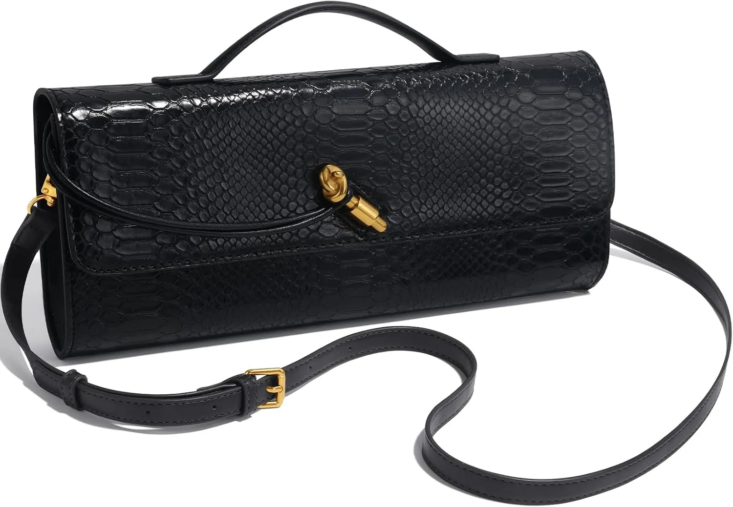 Woven Clutch Purses for Women, Leather Evening Bag Shoulder Handbag Formal Satchel Crossbody Purse Party Bag