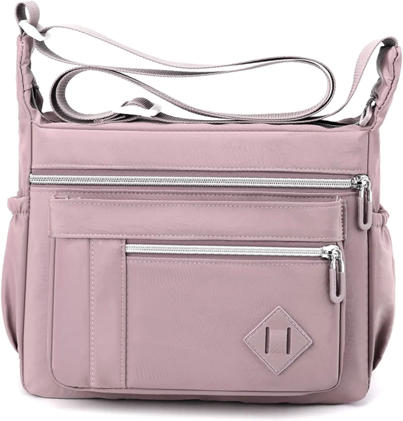 Wxnow Multi Pocket Shoulder Bag Crossbody Bag for Women Travel Purse Work Bag