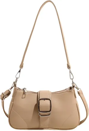 Y2K Style Trendy Purse with Buckle Detail, Punk Hobo Clutch Purse Bag, Ideal for Outings
