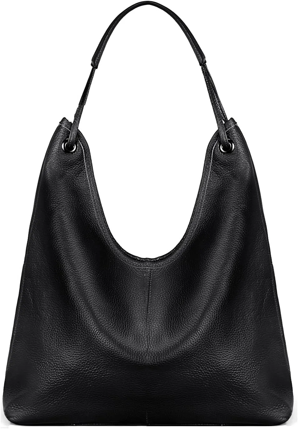 YALUXE Women’s Genuine Cowhide Leather Hobo Handbag Shoulder Bag Purse with Coin Pouch