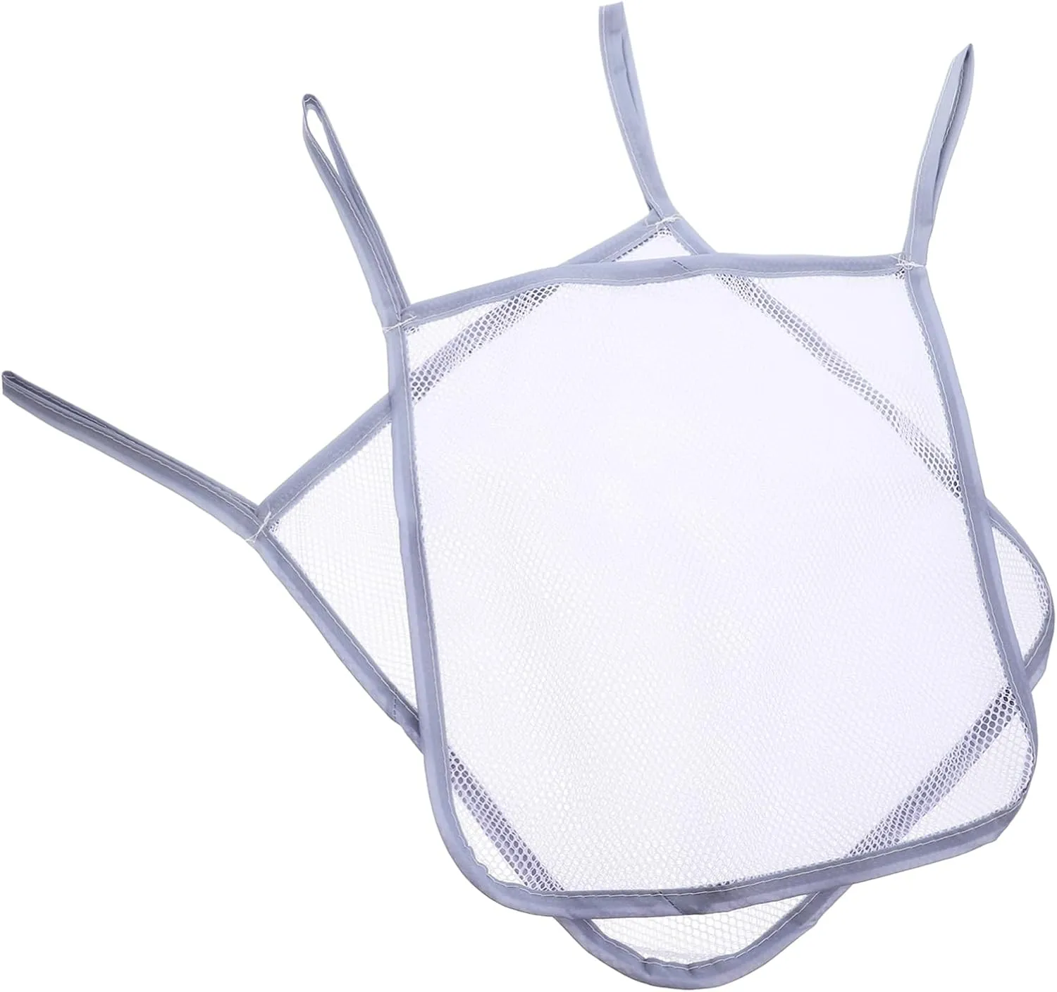 YARNOW 2pcs Stroller Hanging Organizer Bag Capacity Mesh Storage for Stroller Lightweight Durable Easy to Attach for Diapers Bottles for Parents