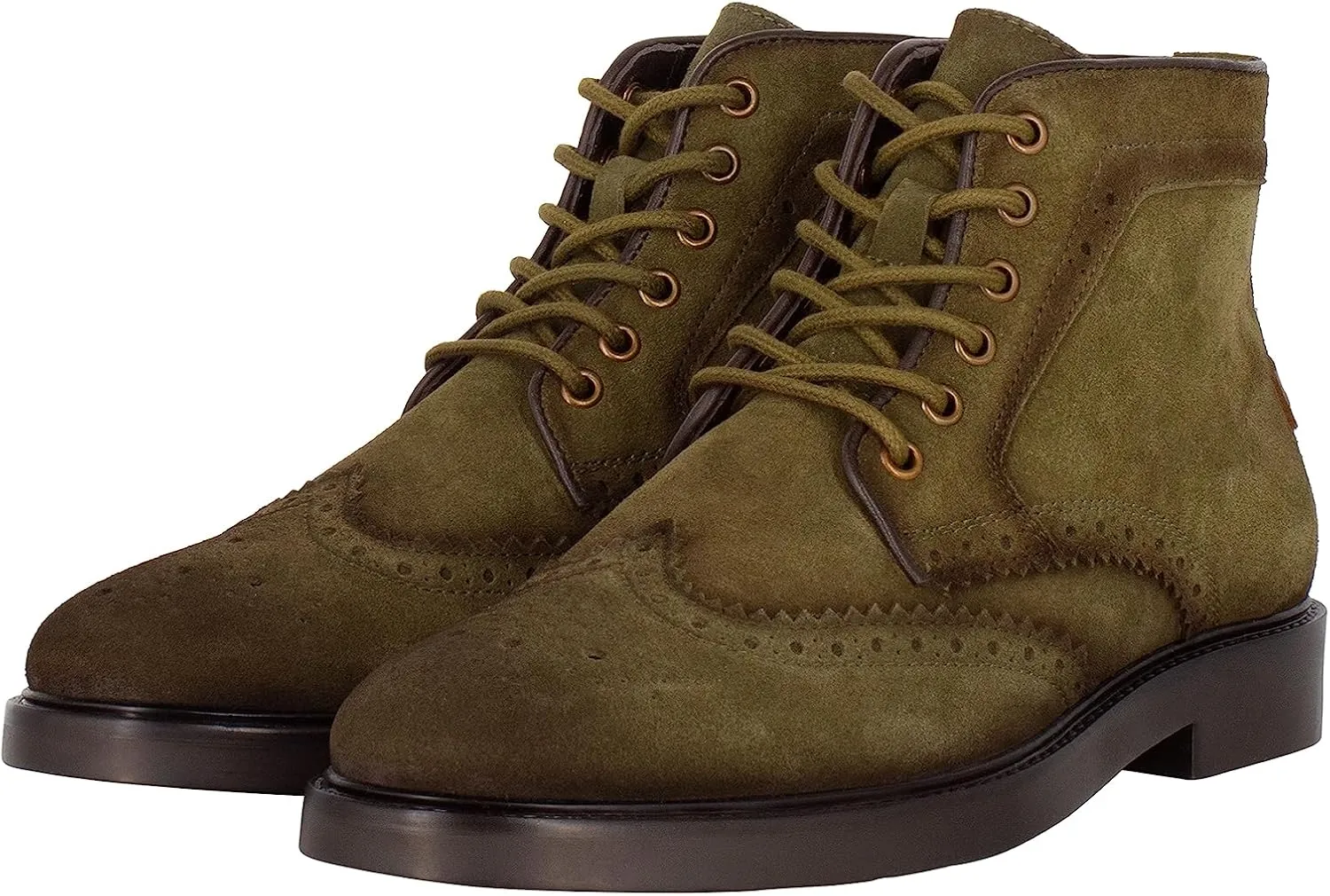 YEPA Men's Classic Brogue Ankle Boots