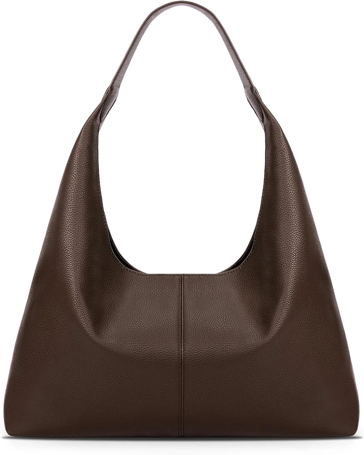 YFGBCX Slouchy Hobo Bag Vegan Leather Tote Bag for Women Burgundy Work Tote Bag College Hobo Handbag Red Shoulder Bag