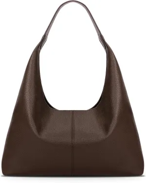 YFGBCX Slouchy Hobo Bag Vegan Leather Tote Bag for Women Burgundy Work Tote Bag College Hobo Handbag Red Shoulder Bag