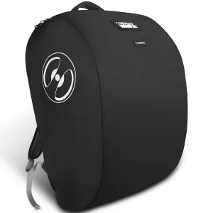 YOREPEK Padded Car Seat Travel Bag for Airplane, Compatible with Doona Car Seat Stroller, Infant Car Seat Bags with Lockable Zipper, Foldable Gate Check Stroller Bag Backpack for Baby Travel