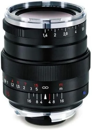 ZEISS Ikon Distagon T* ZM 1.4/35 Wide-Angle Camera Lens for Leica ZM-Mount Rangefinder Cameras, Black